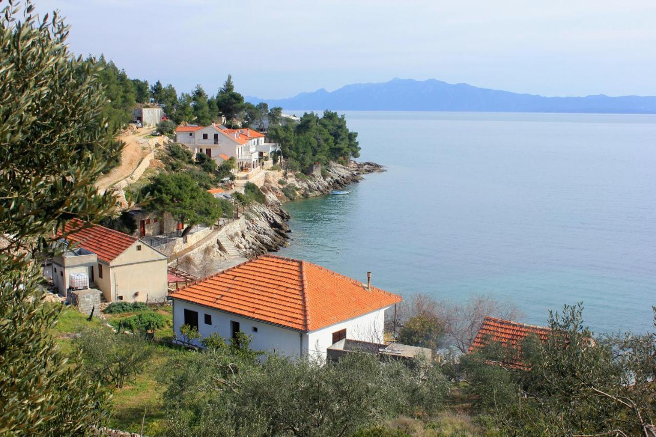 Seaside Secluded Apartments Cove Torac, Hvar - 589 Gdinj Eksteriør billede